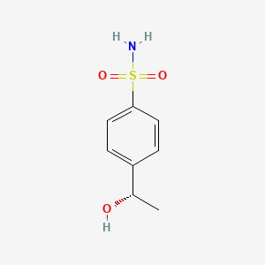 molecular formula C8H11NO3S B2421870 4-[(1S)-1-hydroxyethyl]benzene-1-sulfonamide CAS No. 220948-20-9