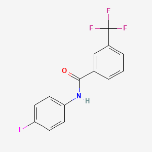 molecular formula C14H9F3INO B2421886 N-(4-iodophenyl)-3-(trifluoromethyl)benzamide CAS No. 428836-78-6