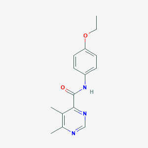 N-(4-Ethoxyphenyl)-5,6-dimethylpyrimidine-4-carboxamide