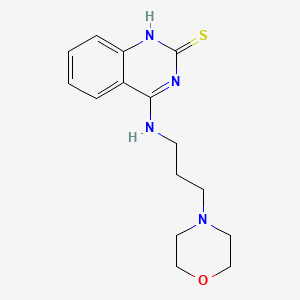 4-((3-morpholinopropyl)amino)quinazoline-2(1H)-thione