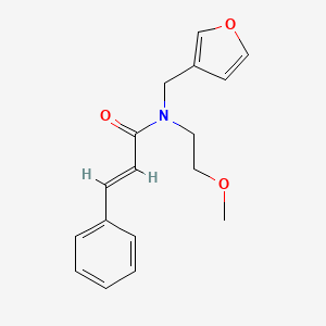 N-(furan-3-ylmethyl)-N-(2-methoxyethyl)cinnamamide