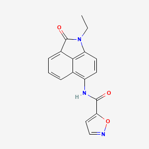 N-(1-ethyl-2-oxo-1,2-dihydrobenzo[cd]indol-6-yl)isoxazole-5-carboxamide