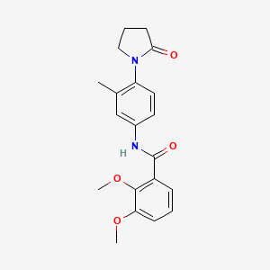 2,3-dimethoxy-N-(3-methyl-4-(2-oxopyrrolidin-1-yl)phenyl)benzamide