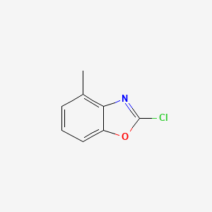 molecular formula C8H6ClNO B2421976 2-氯-4-甲基-1,3-苯并噁唑 CAS No. 1001185-81-4