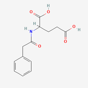 molecular formula C13H15NO5 B2422003 2-(2-Phenylacetamido)pentanedioic acid CAS No. 2752-35-4
