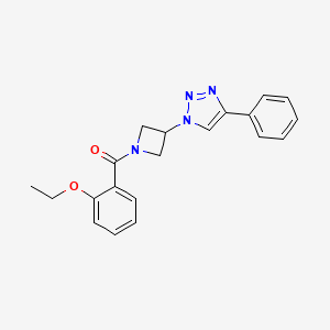(2-ethoxyphenyl)(3-(4-phenyl-1H-1,2,3-triazol-1-yl)azetidin-1-yl)methanone
