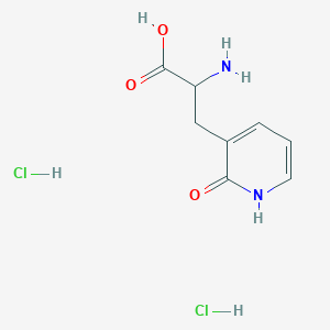 2-Amino-3-(2-oxo-1H-pyridin-3-yl)propanoic acid;dihydrochloride