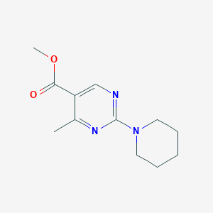 Methyl 4-methyl-2-piperidylpyrimidine-5-carboxylate