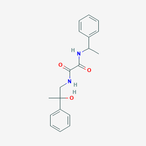 N1-(2-hydroxy-2-phenylpropyl)-N2-(1-phenylethyl)oxalamide
