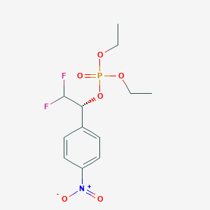2,2-Difluoro-1-(4-nitrophenyl)ethyl diethyl phosphate