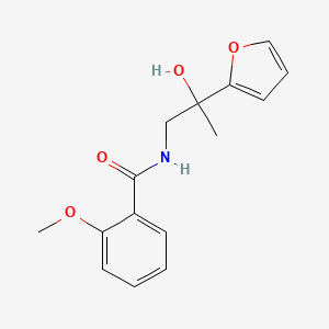 N-(2-(furan-2-yl)-2-hydroxypropyl)-2-methoxybenzamide