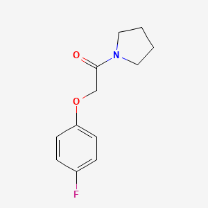 molecular formula C12H14FNO2 B2422158 2-(4-Fluorophenoxy)-1-(pyrrolidin-1-yl)ethan-1-one CAS No. 667881-38-1