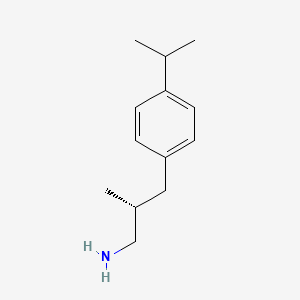 molecular formula C13H21N B2422166 (2R)-2-Methyl-3-(4-propan-2-ylphenyl)propan-1-amine CAS No. 2248209-92-7