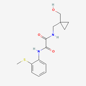 N1-((1-(hydroxymethyl)cyclopropyl)methyl)-N2-(2-(methylthio)phenyl)oxalamide