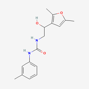 1-(2-(2,5-Dimethylfuran-3-yl)-2-hydroxyethyl)-3-(m-tolyl)urea