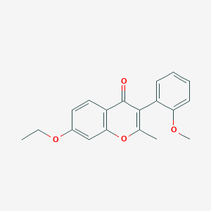 7-Ethoxy-3-(2-methoxyphenyl)-2-methylchromen-4-one