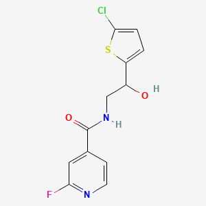 N-[2-(5-Chlorothiophen-2-YL)-2-hydroxyethyl]-2-fluoropyridine-4-carboxamide