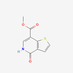 molecular formula C9H7NO3S B2422225 Methyl 4-hydroxythieno[3,2-c]pyridine-7-carboxylate CAS No. 1360929-34-5