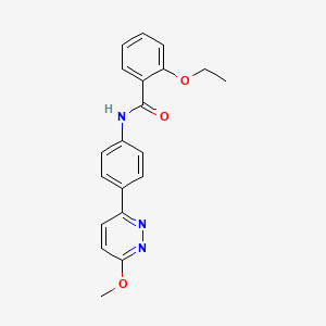 molecular formula C20H19N3O3 B2422243 2-ethoxy-N-(4-(6-methoxypyridazin-3-yl)phenyl)benzamide CAS No. 941895-91-6