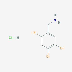 (2,4,5-Tribromophenyl)methanamine hydrochloride