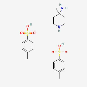 4-Methylpiperidin-4-amine bis(4-methylbenzenesulfonate)