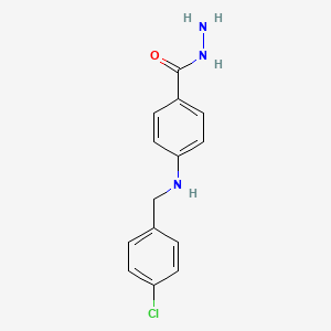4-[(4-Chlorobenzyl)amino]benzohydrazide