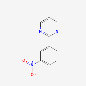 molecular formula C10H7N3O2 B2422398 2-(3-硝基苯基)嘧啶 CAS No. 69491-52-7