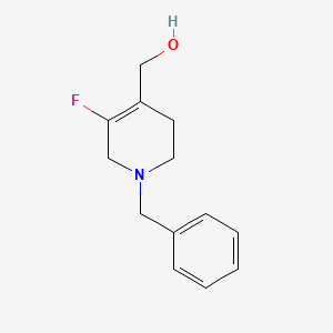 molecular formula C13H16FNO B2422419 (1-苄基-3-氟-1,2,5,6-四氢吡啶-4-基)甲醇 CAS No. 895578-02-6