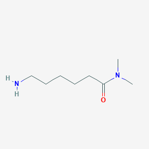 molecular formula C8H18N2O B2422422 6-amino-N,N-dimethylhexanamide CAS No. 1857-17-6