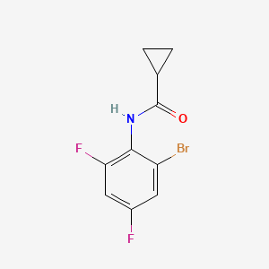 N-(2-bromo-4,6-difluorophenyl)cyclopropanecarboxamide