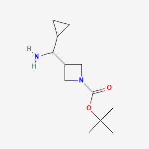 Tert-butyl 3-[amino(cyclopropyl)methyl]azetidine-1-carboxylate