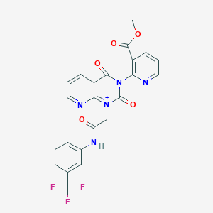 B2422462 methyl 2-[2,4-dioxo-1-({[3-(trifluoromethyl)phenyl]carbamoyl}methyl)-1H,2H,3H,4H-pyrido[2,3-d]pyrimidin-3-yl]pyridine-3-carboxylate CAS No. 892281-96-8