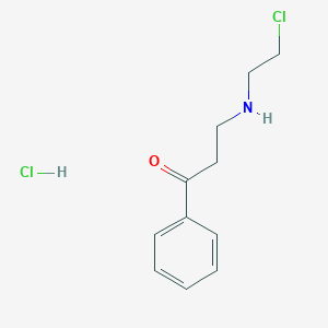 3-((2-Chloroethyl)amino)-1-phenylpropan-1-one hydrochloride