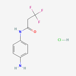 N-(4-aminophenyl)-3,3,3-trifluoropropanamide hydrochloride