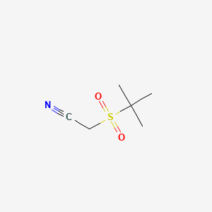 molecular formula C6H11NO2S B2422535 2-(tert-Butylsulfonyl)acetonitrile CAS No. 36635-64-0; 81536-18-7