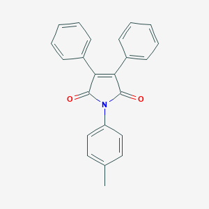 molecular formula C23H17NO2 B242256 1-(4-methylphenyl)-3,4-diphenyl-1H-pyrrole-2,5-dione 