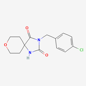 3-(4-Chlorobenzyl)-8-oxa-1,3-diazaspiro[4.5]decane-2,4-dione