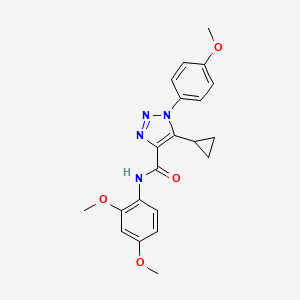 5-cyclopropyl-N-(2,4-dimethoxyphenyl)-1-(4-methoxyphenyl)-1H-1,2,3-triazole-4-carboxamide