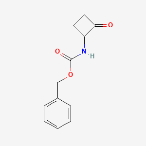 molecular formula C12H13NO3 B2422627 Benzyl N-(2-oxocyclobutyl)carbamate CAS No. 406951-43-7