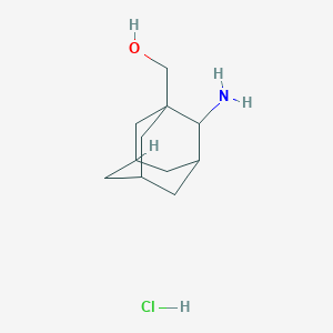 (2-Amino-1-adamantyl)methanol;hydrochloride