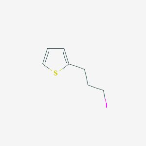 molecular formula C7H9IS B2422692 2-(3-Iodopropyl)thiophene CAS No. 854625-59-5