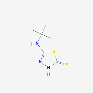 5-(Tert-butylamino)-1,3,4-thiadiazole-2-thiol