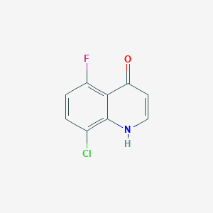 molecular formula C9H5ClFNO B2422859 8-氯-5-氟喹啉-4(1H)-酮 CAS No. 1065092-32-1