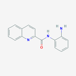molecular formula C16H13N3O B2422949 N-(2-aminophenyl)quinoline-2-carboxamide CAS No. 953726-31-3