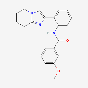 3-methoxy-N-(2-(5,6,7,8-tetrahydroimidazo[1,2-a]pyridin-2-yl)phenyl)benzamide
