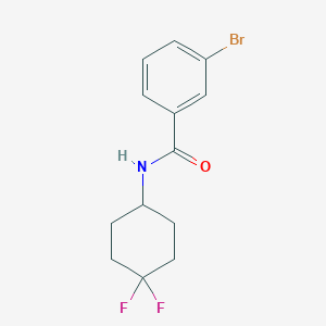 molecular formula C13H14BrF2NO B2423108 3-bromo-N-(4,4-difluorocyclohexyl)benzamide CAS No. 2034386-46-2