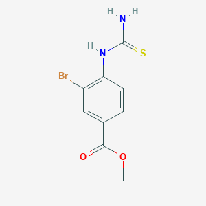 Methyl 3-bromo-4-(carbamothioylamino)benzoate