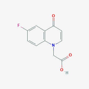 (6-fluoro-4-oxoquinolin-1(4H)-yl)acetic acid