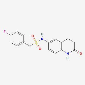 1-(4-fluorophenyl)-N-(2-oxo-1,2,3,4-tetrahydroquinolin-6-yl)methanesulfonamide