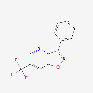 3-Phenyl-6-(trifluoromethyl)isoxazolo[4,5-b]pyridine